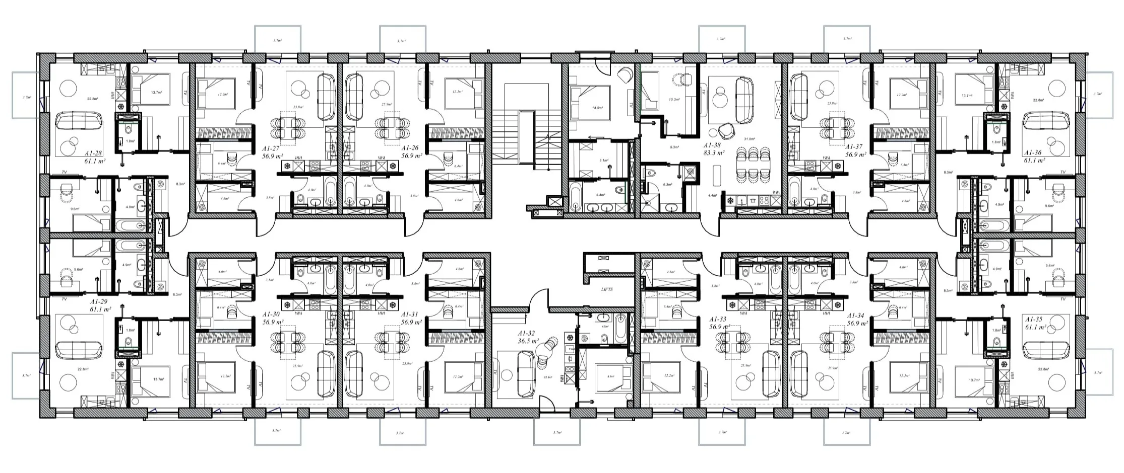 House A1 - Paula Floor 3