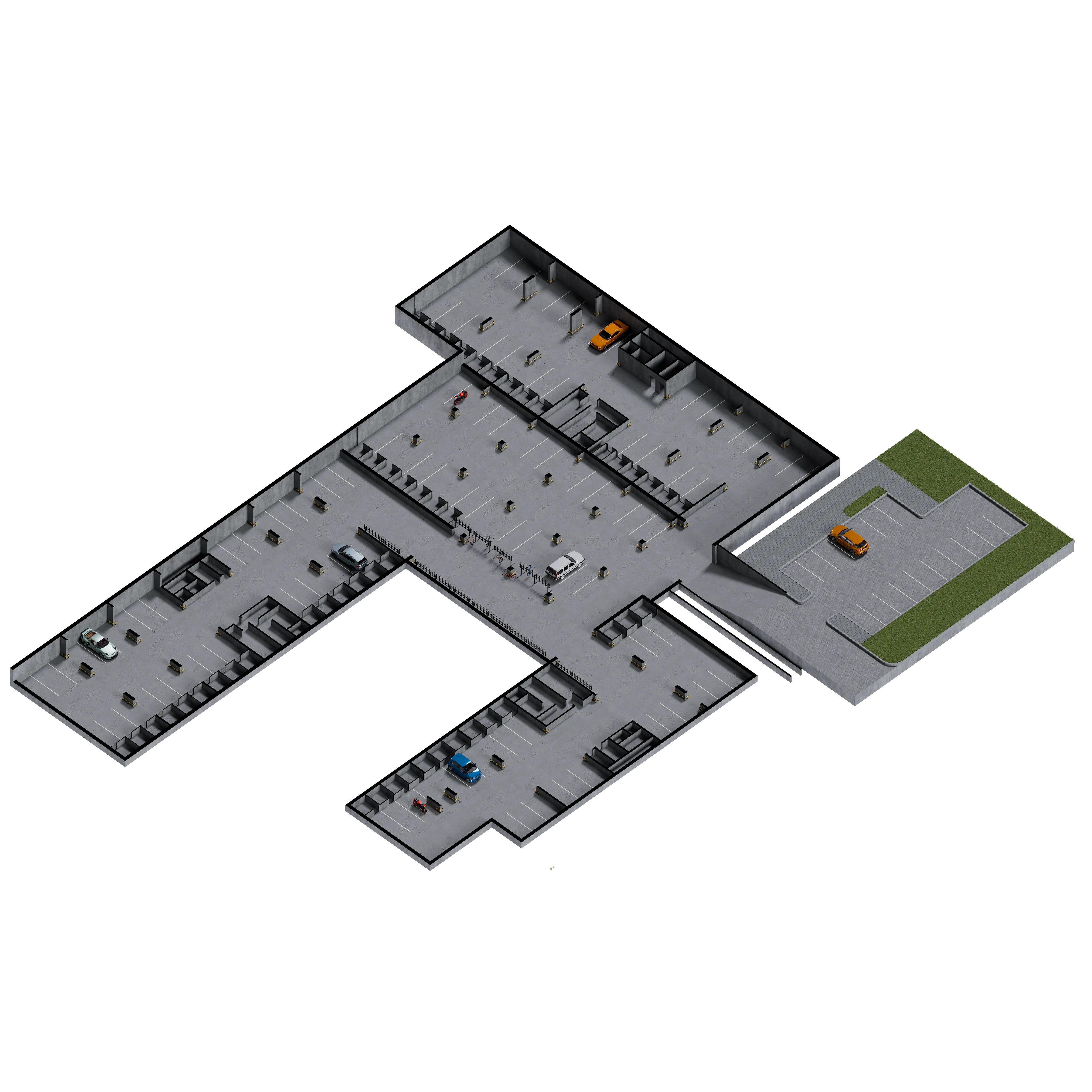 Piekrasta Rezidence parking map